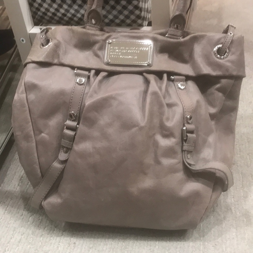 Large gray Marc Jacobs shoulder bag